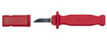 Нож для зачистки кабеля с прямым узким лезвием