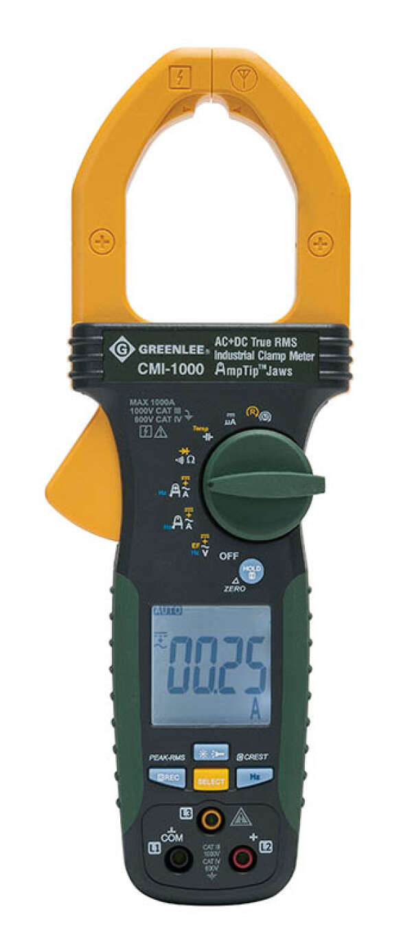 Greenlee CMI-600/CMI-1000/CMI-2000 - токовые клещи с функциями тестирования двигателей