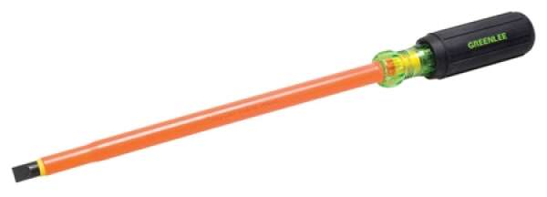 Greenlee GT-0153-17-INS - отвертка шлиц изолированная до 1000В,3/8"х10"