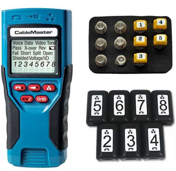 Softing CableMaster 450 + TT208 - набор кабельного тестера и семи удаленных идентификаторов TT208