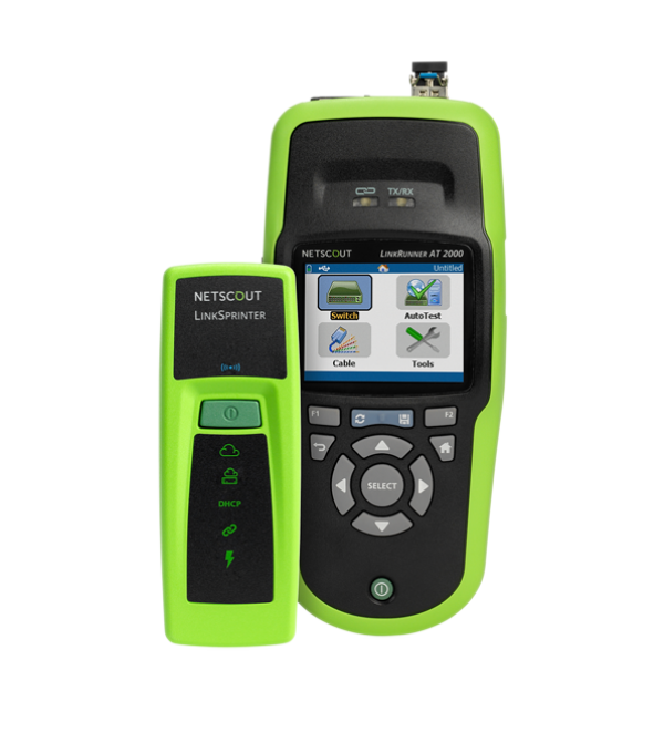 Промокомплект из двух тестеров NETSCOUT: Linkrunner AT 2000 и LinkSprinter 300