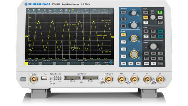 Rohde&Schwarz RTB2K-304 - цифровой осциллограф RTB2004, 4 канала, 300 МГц (код модели: 1333.1005P34)