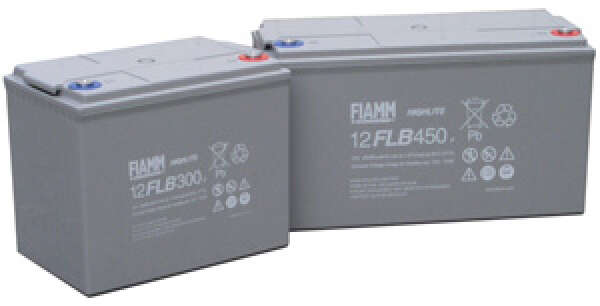 FIAMM 12 FLB 300 - батарея аккумуляторная серии FLB (12В, 75Ач, 261х174х219мм, 27кг)