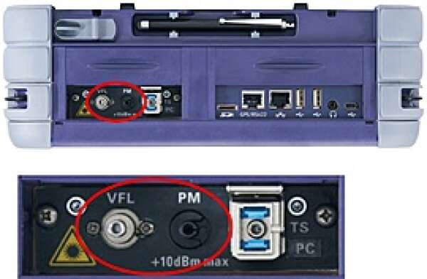 Опция измерителя мощности PM и определителя обрывов VFL для MTS-6000v2, MTS-6000Av2, MTS-8000v2