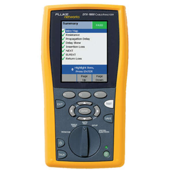 Fluke Networks DTX LT - кабельный тестер