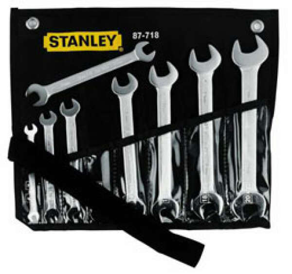 Stanley 1-87-574 - Набор ключей гаечных рожковых (8 предметов)