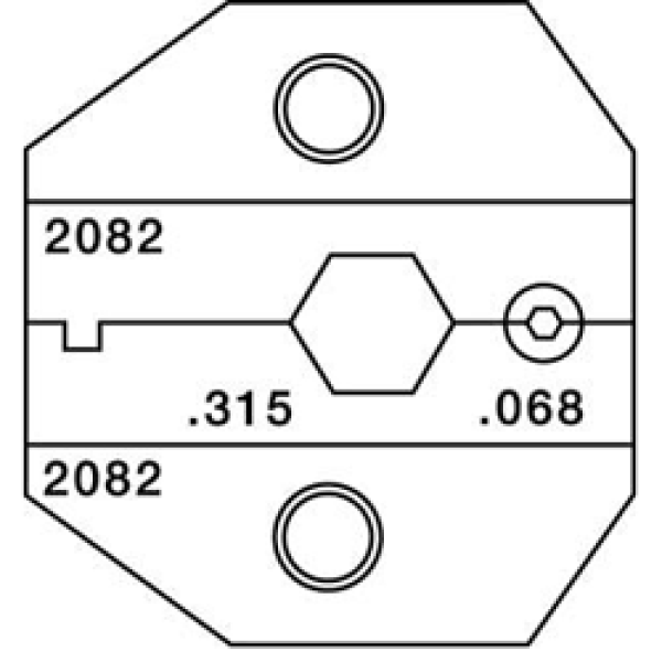 Матрица для 1300/8000 BNC/TNC: Belden 1694A & 1695A