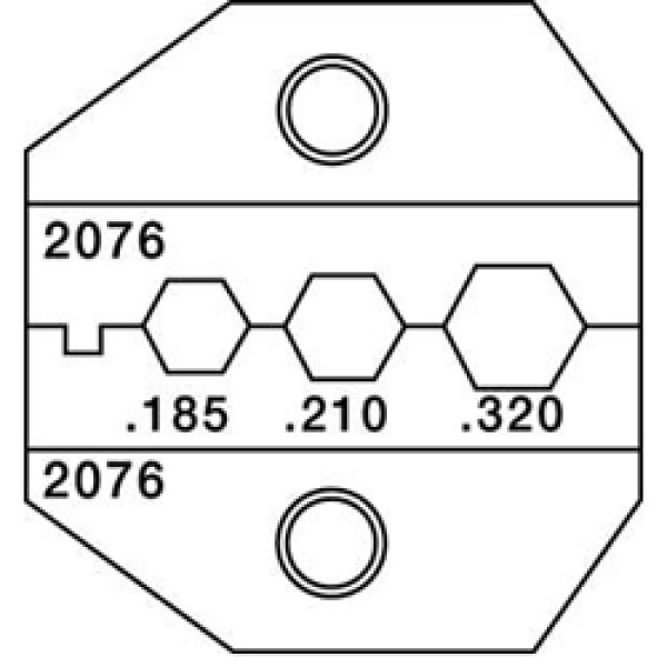 Матрица для 1300/8000 BNC/TNC: RG6 RG58