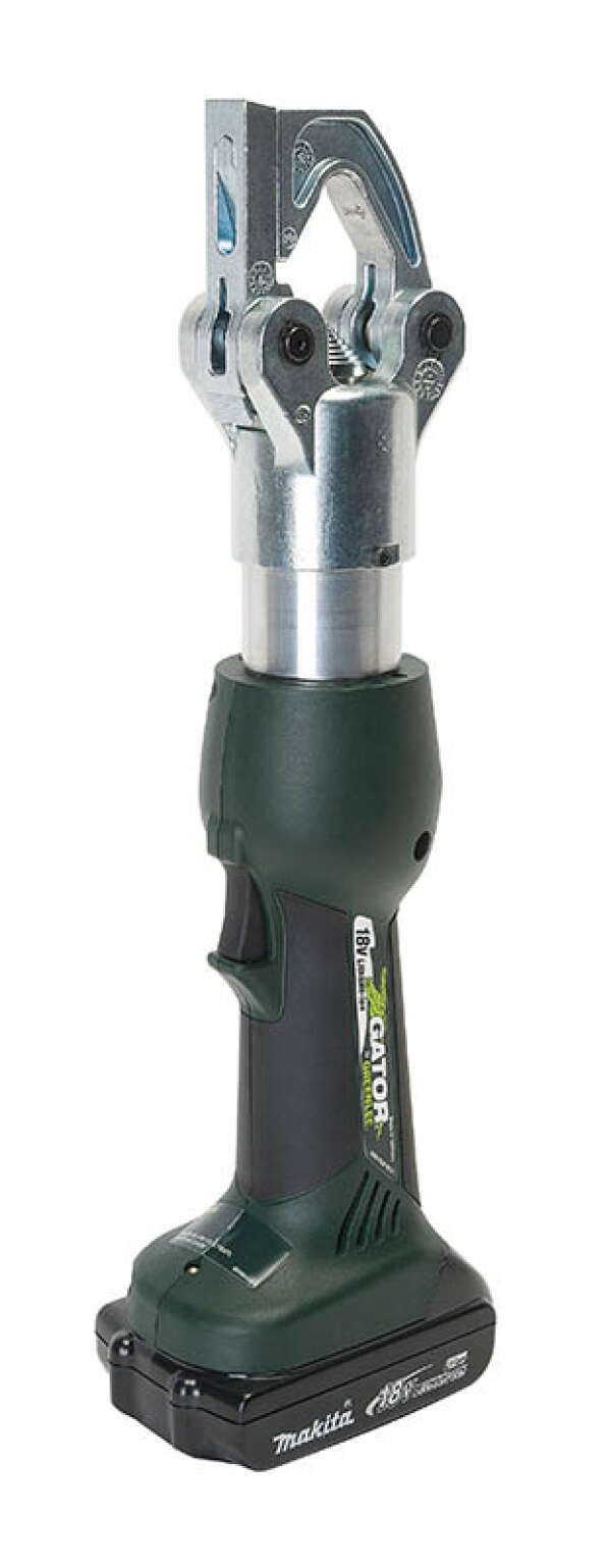 Greenlee EK6IDL12 - электрогидравлический аккумуляторный кримпер для трубчатых кабельных наконечников большого сечения (зарядка от бортовой сети 12В)