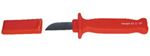 Нож для зачистки кабеля с прямым широким лезвием