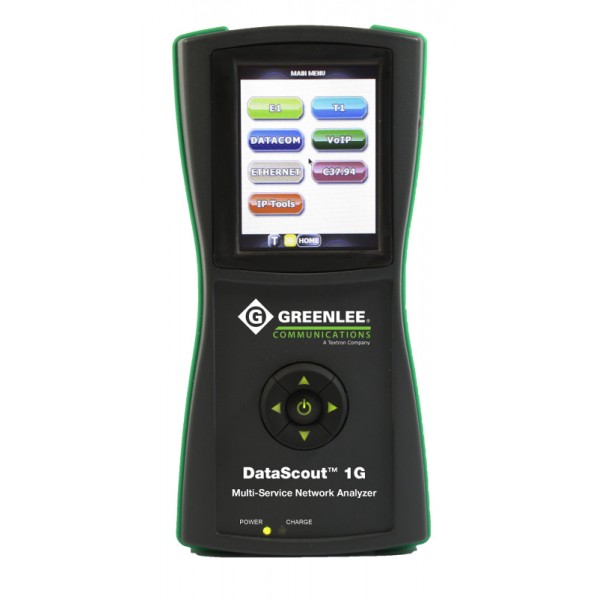 Greenlee Datascout 1G - анализатор 1G Ethernet, E1/E3, WiFi, IPTV, VoIP, Datacom