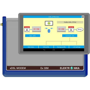 Elektronika EX 30M - устройство для проверки функционирования услуг DSL
