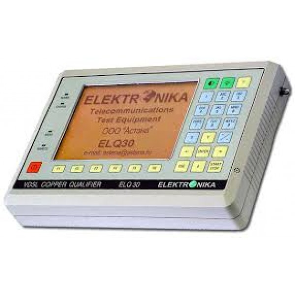 Elektronika ELQ 30 - анализатор кабельных линий VDSL
