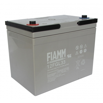 FIAMM 12 FGL 33 - батарея аккумуляторная серии FGL (12 В, 33 А/ч, 196x130x159 мм, 12 кг)