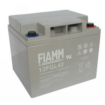 FIAMM 12 FGL 42 - батарея аккумуляторная серии FGL (12 В, 42 А/ч, 197x165x170 мм, 13,8 кг)