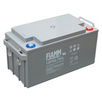 FIAMM 12 FGL 70/L - батарея аккумуляторная серии FGL (12 В, 70 А/ч, 350x166x175 мм, 22,6 кг)
