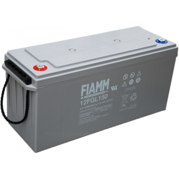 FIAMM 12 FGL 150 - батарея аккумуляторная серии FGL (12 В, 150 А/ч, 483x170x220 мм, 46,2 кг)