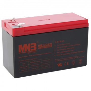 MNB HR1234W Аккумуляторная батарея серии MS (12 В, 8,5 Ач, 151х65х94 мм, 2,57 кг)