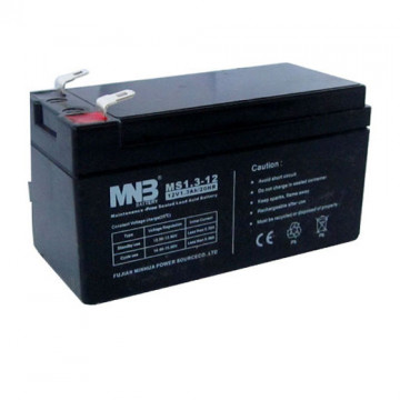 MNB MS1.3-12 Аккумуляторная батарея серии MS (12 В, 1,3 Ач, 97х45х52 мм, 0,57 кг)