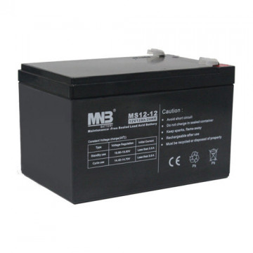 MNB MS12-12 Аккумуляторная батарея серии MS (12 В, 12 Ач, 151х98х94 мм, 3,9 кг)