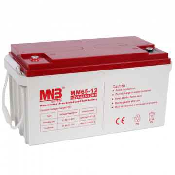 MNB MM65-12 Аккумуляторная батарея серии MM (12 В, 65 Ач, 350х167х174 мм, 21,2 кг)