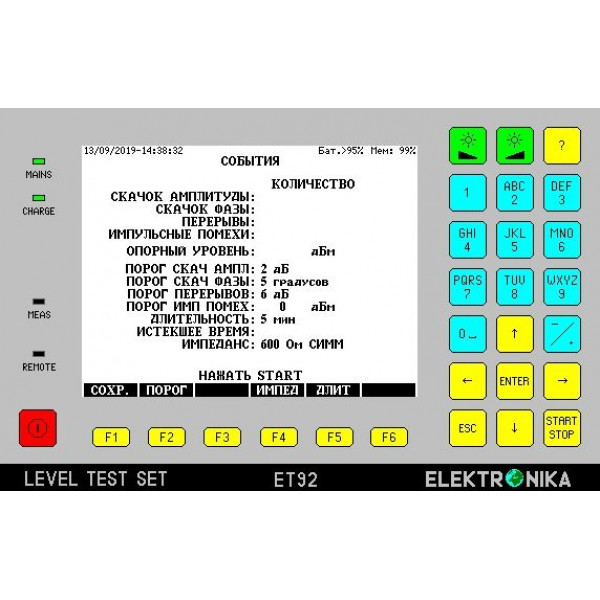 Elektronika SW 443-540-000 - программная опция синхронного счетчика событий для ET-92