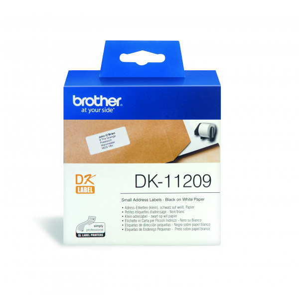 BROTHER DK-11209 - наклейки адресные малые 29х62 мм