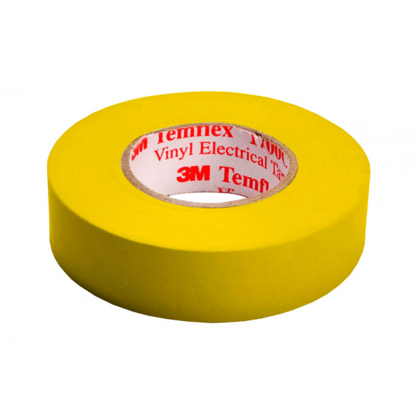 3M Temflex™ 1300 - изоляционная лента, желтая, 19 мм х 20 м х 0,13 мм