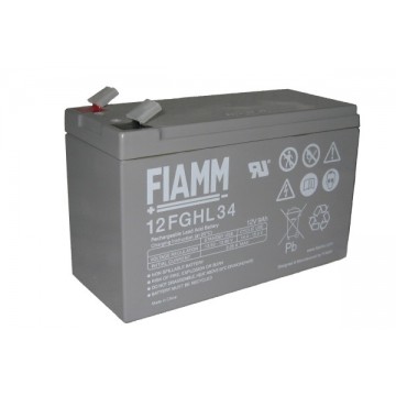 FIAMM 12FGHL34 - батарея аккумуляторная серии FGHL (12 В, 9 А/ч, 151х65х94 мм, 2,7 кг)