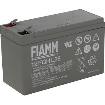FIAMM 12FGHL28 - батарея аккумуляторная серии FGHL (12 В, 7,2 А/ч, 151х65х94 мм, 2,65 кг)