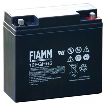 FIAMM 12FGH65 - батарея аккумуляторная серии FGН (12 В, 18 Ач, 181х76х167 мм, 6,4 кг)
