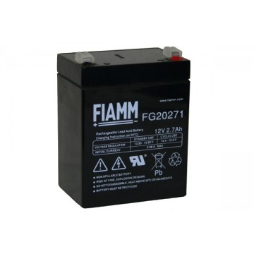 FIAMM FG 20271 - батарея аккумуляторная серии FG (12 В, 2,7 Ач, 79х55,5х102 мм, 1,13 кг)