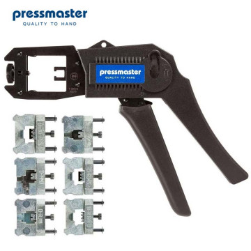 PressMaster 4080 – профессиональный инструмент для опрессовки модульных разъемов при помощи сменных матриц (без маириц)
