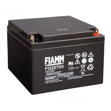 FIAMM FG 22703 - батарея аккумуляторная серии FG (12 В, 27 Ач, 166х175х125 мм, 8,5 кг)