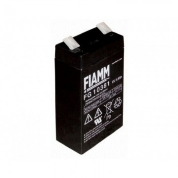 FIAMM FG 10381 - батарея аккумуляторная серии FG (6 В, 3,8 Ач, 66х33х118 мм, 0,72 кг)