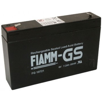 FIAMM FG 10721 - батарея аккумуляторная серии FG (6 В, 7,2 Ач, 151х34х94 мм, 1,23 кг)