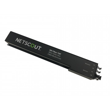 NETSCOUT 340-1086 - многомодовый оптический ответвитель HD Fiber Tap, 1 Line/Link, 40GB/100GB OM4, SR4, 50:50, 1U, MTP connections