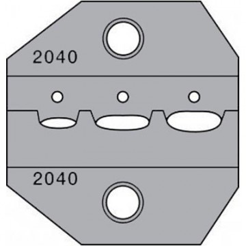 Paladin Tools PA2040 - матрица для установки изолированных клеммных и вилочных наконечников при помощи кримперов 1300/8000 (22-12AWG; 0,34-4,0 мм кв.)