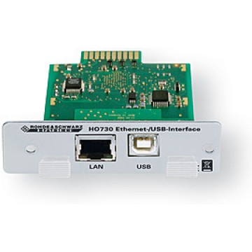 Rohde&Schwarz HO730 - опция сдвоенного Ethernet/USB интерфейса для использования в осциллографах HM1008, HM1508, HM1008-2,HM1500-2, HM1508-2, HM2005-2, HM2008, а также сериях HMF, HMO, HMP и HMS